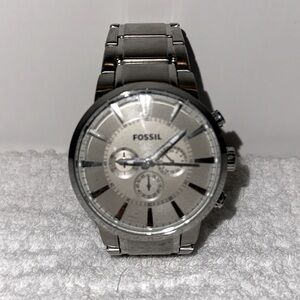 Vintage Fossil Silver Watch